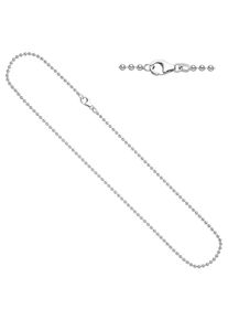 Jobo Damen Silberkette, Silber 925 (Sterlingsilber), L: 60cm, silber, Silber 925 (Sterlingsilber), Halsketten, Kugelkette 925 Silber 60 cm 3,0 mm
