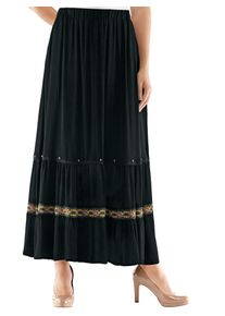 CRÉATION L CREATION L Damen Maxirock, schwarz, Gr. 36, unifarben, 100% Viskose, Röcke