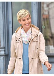Classic Basics Damen Langjacke, grau, Gr. 40, unifarben, 100% Polyester, Jacken