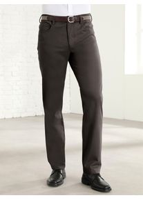 CLASSIC Herren Stretch-Hose, braun, Gr. 48, unifarben, 98% Baumwolle, 2% Elasthan, Hosen