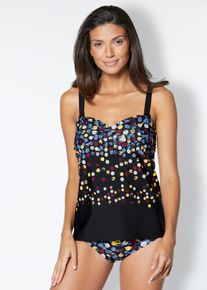 feel good Damen Tankini-Top, schwarz, Gr. 38, Polyamid, Polyamid, Bikini-Oberteile
