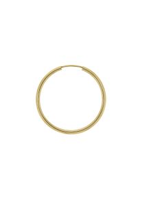 Vivance Damen Paar Creolen "585/- Gelbgold glanz 30mm", ONE-SIZE, Gold, gelb, Gold, Ohrringe