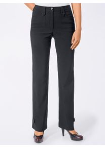 Alessa W. Collection ALESSA W. Damen Webhose, schwarz, Gr. 40, unifarben, 83% Polyester, 13% Viskose, 4% Elasthan, Hosen