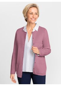 CLASSIC Damen Strickjacke, rosa, Gr. 40, 50% Polyacryl, 50% Schurwolle, Strickjacken