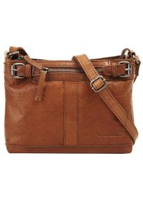 SPIKES & SPARROW Damen Umhängetasche, SPIKES & SPARROW, braun, Leder, vintage, Taschen, echt Leder