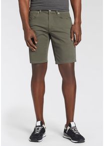 Bruno Banani Herren Shorts, grün, casual, Gr. 40, Web, Obermaterial: 98% Baumwolle, 2% Elasthan, Hosen, 5 Pocket
