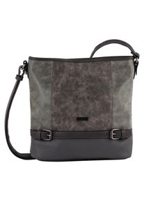 Tom Tailor Damen Hobo "JUNA", grau, Polyurethan (PU), Taschen, in schlichter Optik