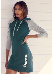 Damen Sweatkleid, BENCH. LOUNGEWEAR, Gr. 36, grau, Sweatware, Obermaterial: 60% Baumwolle, 40% Polyester, unifarben, meliert, mehrfarbig, Basic,