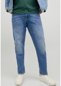 Jack & Jones PlusSize Herren Slim-fit-Jeans "JJIGLENN JJORIGINAL MF 071 NOOS PLS", blau, modisch, Gr. 48, JACK & JONES PLUSSIZE, Abriebeffekte, Denim/Jeans, Obermaterial: