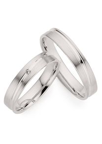 Phoenix PHÖNIX Damen Trauring "Schmuck Geschenk Silber 925 Trauring Ehering LIEBE versch. Varianten", 59, ohne Brillant, Silber 925 (Sterlingsilber), 4mm,