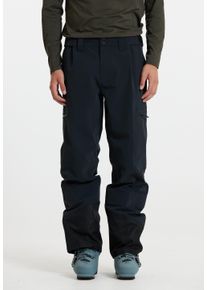 SOS Herren Skihose "Lipno", schwarz, sportlich, Gr. L, unifarben, 84% Nylon, 16% Elasthan, Hosen, mit wasserdichter Technologie und funktionalen