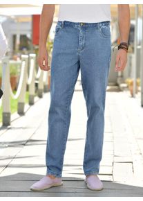 CLASSIC Herren Dehnbund-Jeans, blau, Gr. 24, unifarben, 98% Baumwolle, 2% Elasthan, Jeans