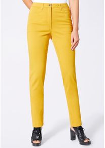 Classic Basics Damen Bequeme Jeans, grau, Gr. 56, unifarben, 98% Baumwolle, 2% Elasthan, Jeans