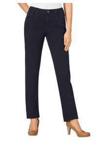 Inspirationen Damen 5-Pocket-Jeans, blau, Gr. 19, unifarben, 98% Baumwolle, 2% Elasthan, Jeans