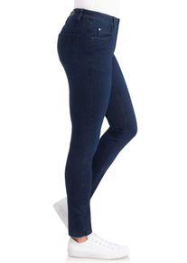 WONDERJEANS Damen Ankle-Jeans "Ankle", blau, casual, Gr. 38, Abriebeffekte, Denim/Jeans, Obermaterial: 65% Baumwolle, 29% Polyester, 6% Elasthan,