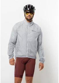 Jack Wolfskin Herren Funktionsjacke "GRAVEX WIND JKT M", grau, Gr. L, OBERSTOFF: 100% POLYAMID; LINING: 100% POLYESTER, Jacken
