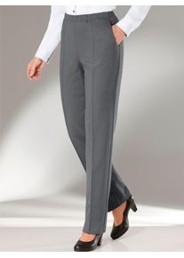 Classic Basics Damen Jerseyhose, grau, Gr. 195, unifarben, 100% Polyester, Hosen