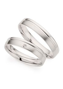 Phoenix PHÖNIX Damen Trauring "Schmuck Geschenk Silber 925 Trauring Ehering LIEBE versch. Varianten", 65, ohne Brillant, Silber 925 (Sterlingsilber), 4mm,