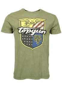Top Gun Herren T-Shirt "Insignia TG20191064", grün, Gr. S, Obermaterial: 100% Baumwolle, Shirts