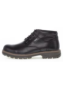 Pius Gabor Herren Schnürstiefel, Gr. 7, schwarz, Leder, sportlich, Schuhe