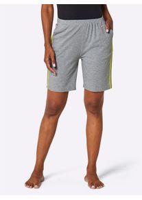 feel good Damen Shorts, Gr. 36, grau, 95% Baumwolle, 5% Elasthan, unifarben, Hosen
