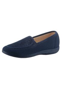 CLASSIC Damen Hausschuh, Gr. 36, blau, Textil, Schuhe