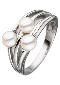 Jobo Damen Perlenring, 54, Silber 925 (Sterlingsilber)-Perlen, silber, Silber 925 (Sterlingsilber), Perlen, Fingerringe, 925 Silber mit