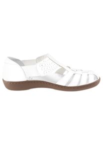 CLASSIC Damen Slipper, Gr. 37, weiß, Glattleder, klassisch, Schuhe