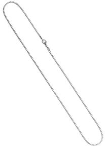 Jobo Damen Goldkette, Weißgold 585, L: 40cm, weiß, Weißgold 585, Halsketten, Venezianerkette 585 Weißgold 40 cm 1,5 mm