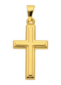 Adelia´s ADELIA ́S Damen Ketten-Anhänger "333 Gold Kreuz Anhänger", Gold, gold, Gold, Schmuckanhänger, Goldschmuck für Damen & Herren