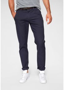 Bruno Banani Herren Chinohose, blau, casual, Gr. 30, unifarben, Web, Obermaterial: 98% Baumwolle, 2% Elasthan, Hosen