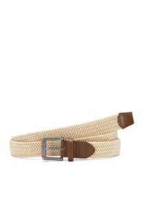 Damen Hüftgürtel, beige, casual,klassisch, Gr. 125, AUTHENTIC LE JOGGER, unifarben, Materialmix, Gürtel, Flechtgürtel, Stretchgürtel, Gürtel für
