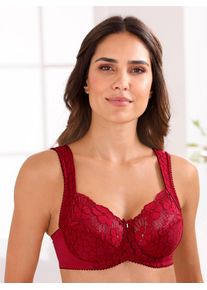 Miss Mary Of Sweden MISS MARY Damen Entlastungs-BH, Gr. 85, rot, 79% Polyamid, 13% Elasthan, 8% Polyester, BHs