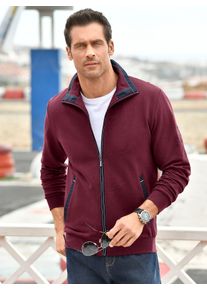 Marco Donati Herren Sweatshirt, rot, Gr. 44, unifarben, 100% Baumwolle, Sweatshirts