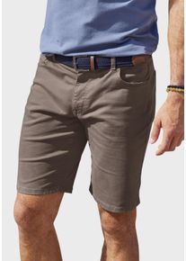 John Devin Herren Chinoshorts "regular-fit", braun, casual, Gr. 32, unifarben, Web, Obermaterial: 97% Baumwolle, 3% Elasthan, Hosen, 5-Pocket