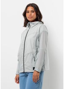 Jack Wolfskin Damen Funktionsjacke "WANDERJAHR JKT W", grau, Gr. XL, OBERSTOFF: 100% POLYAMID; Futter: 100% POLYESTER, Jacken