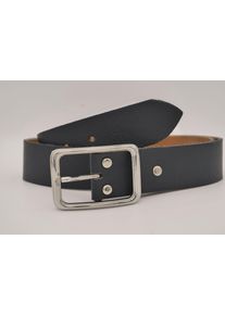 AnnaMatoni Damen Ledergürtel, blau, casual, Gr. 100, unifarben, Rindsleder, Gürtel, mit silberner Schließe
