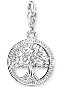 Thomas Sabo Damen Charm-Einhänger "Lebensbaum, 1303-051-14", bunt, Silber 925 (Sterlingsilber), Charms, mit Zirkonia (synth.)