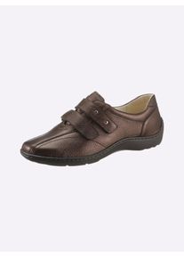 Waldläufer WALDLÄUFER Damen Klettschuh, Gr. 6,5, braun, Glattleder, Basic, Schuhe