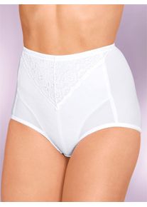 Speidel Damen Miederhose, Gr. 90, weiß, 86% Polyamid, 9% Elasthan, 5% Baumwolle, Unterhosen