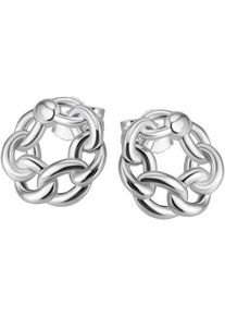 Firetti Damen Paar Ohrstecker "Schmuck Geschenk Silber 925 Ohrschmuck Ohrringe Kreis Kettenglieder", Silber 925 (Sterlingsilber), silber, Silber 925