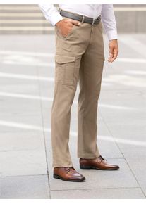 CLASSIC Herren Webhose, beige, Gr. 28, unifarben, 98% Baumwolle, 2% Elasthan, Hosen