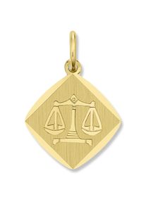 ONE ELEMENT Damen Sternzeichen-Anhänger "Waage Sternzeichen Anhänger aus 333 Gelbgold", Waage, Gelbgold 333, gold, Gelbgold 333, Schmuckanhänger,