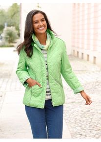 Casual Looks Damen Steppjacke, grün, Gr. 19, unifarben, 100% Polyester, Jacken