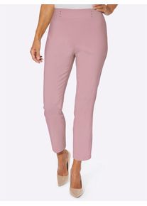 Classic Basics Damen Webhose, lila, Gr. 54, unifarben, 72% Viskose, 25% Polyamid, 3% Elasthan, Hosen