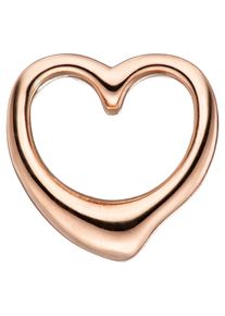 Jobo Damen Herz-Anhänger "Anhänger Herz", Silber 925 (Sterlingsilber), rosa, Silber 925 (Sterlingsilber), Schmuckanhänger, 925 Silber roségold