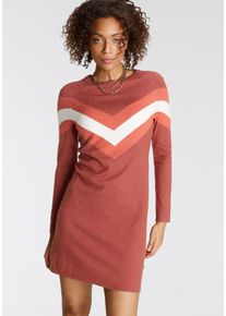 Tamaris Damen Strickkleid, orange, casual, Gr. 38, meliert, Strick, Obermaterial: 50% Viskose, 28% Polyester, 22% Polyamid, Kleider, legerer Look,