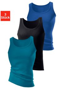 H.I.S. H.I.S Herren Tanktop "Feinripp", Gr. 4, bunt, Feinripp, Obermaterial: 100% Baumwolle. Melange in der Packung: 92% Baumwolle, 8% Polyester, unifarben,