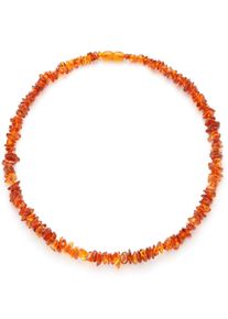 Lady Damen Collier, 55 + 7Verläng., Glas, braun, Glas, Halsketten