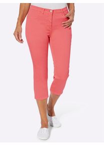 Classic Basics Damen 3/4-Jeans, orange, Gr. 50, unifarben, 97% Baumwolle, 3% Elasthan, Jeans
